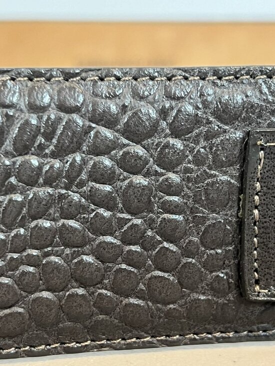 The Worth Collection Embossed Crocodile Belt Womens Size Small main image 10